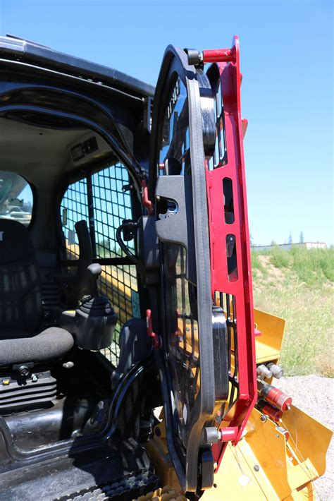 homemade skid steer cab|safety doors for skid steers.